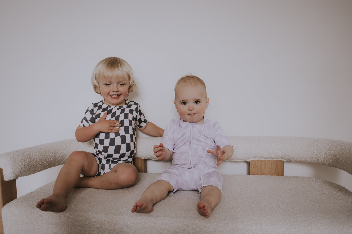 Bamboo Short Rompers - Summer Collection
