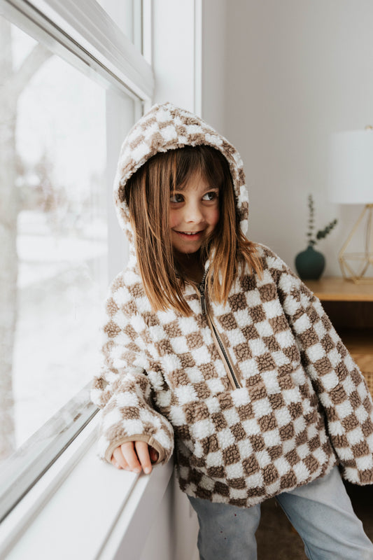 The Mini Me Checkered Pullover