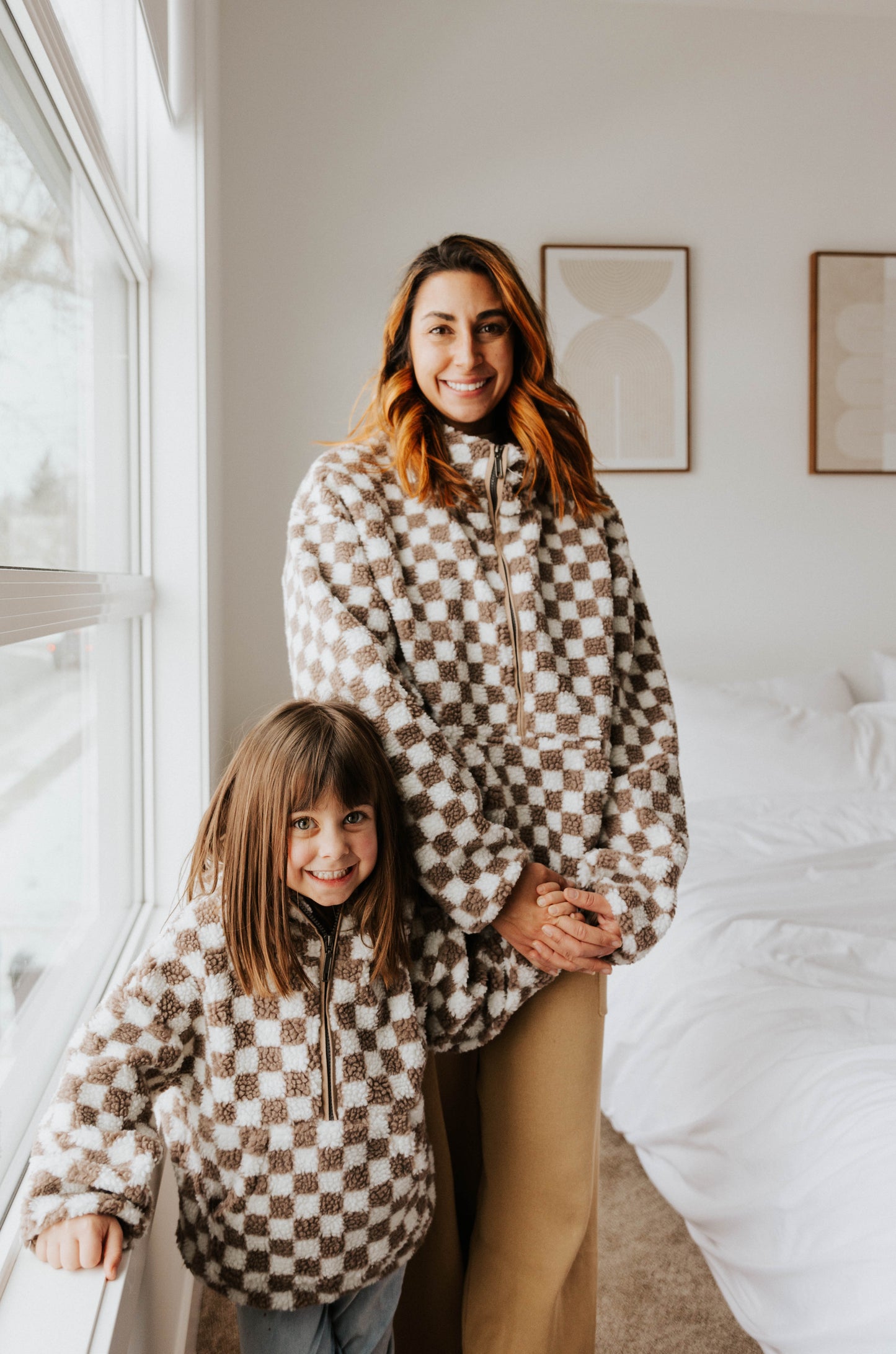 The Mini Me Checkered Pullover